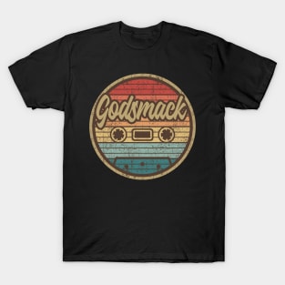 godsmack cassette retro circle T-Shirt